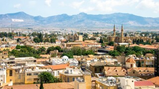 Nicosia aerial view