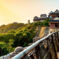 Ancient Matsuyama Castle in Matsuyama, Japan