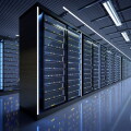 Server room data center - 3d rendering