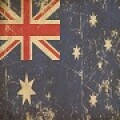 Australian Aged Flat Flag