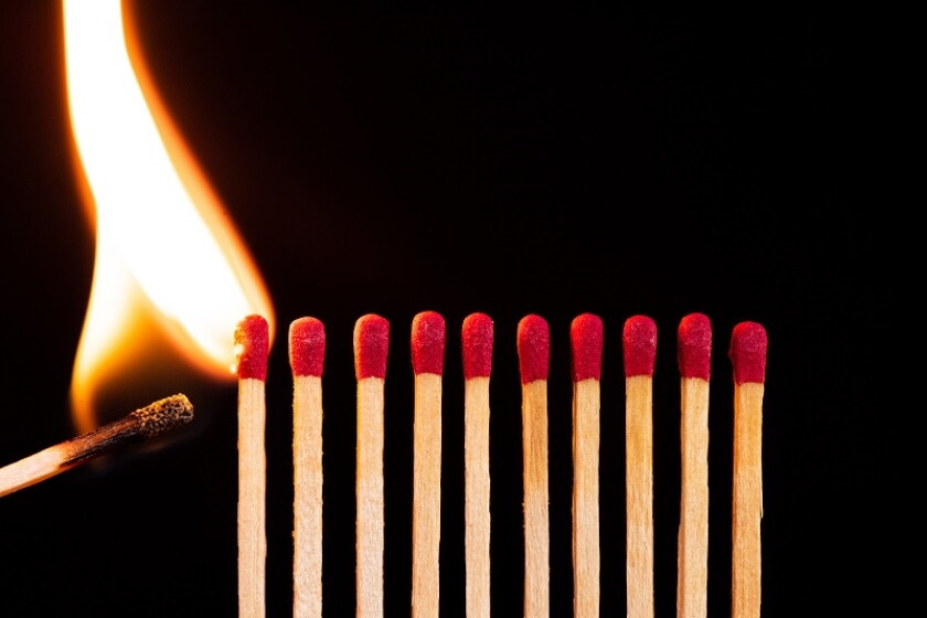 light a match