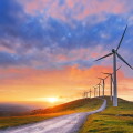 wind turbines in Oiz eolic park