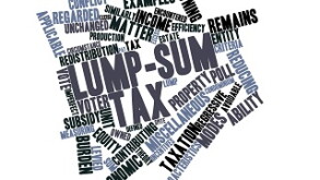 Word cloud for Lump-sum tax