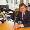 Colin Birss in his office at the England and Wales High Court