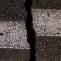 Cracked Highway CA-178 after Ridgecrest 7.1 July 5th, 2019