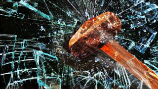 broken window