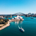 January 10, 2019. Sydney, Australia. Landscape aerial view of Sy