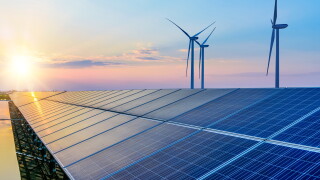 Solar panels and wind power generation equipment 
