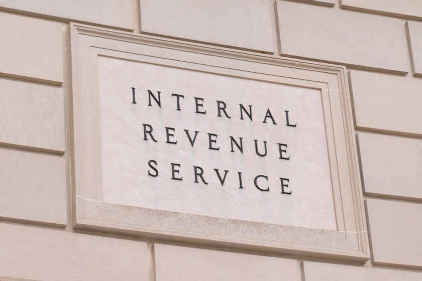 Internal Revenue Serice Sign