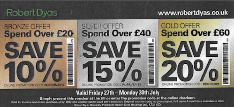 robert dyas voucher