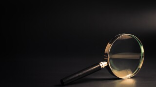 Magnifying Glass on Black